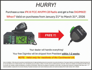 JFKIII Promo offer